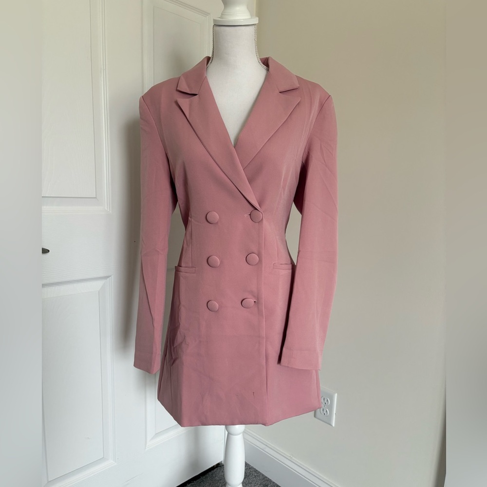 Women's Long Sleeve Blazer Mini Dress